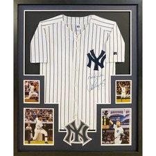 Derek Jeter Alex Rodriguez Framed Signed Jersey Steiner Yankees Autographed