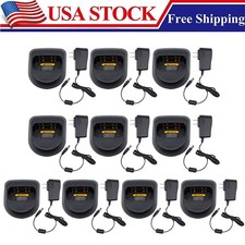 10Pcs Rapid Charger PMLN4685A for Motorola Mag One BPR40 A8 A6 M106 BC130 Radio