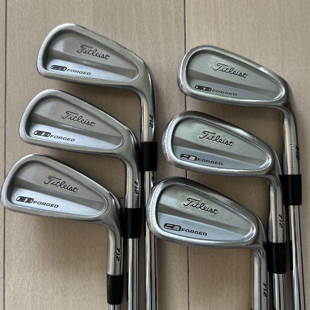 Titleist CB712 Iron Set 5-9+PW with Nippon NS Pro Modus3 Tour 120S Stiff Shafts