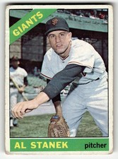 1966 Topps Al Stanek #437 San Francisco Giants LOW MID GRADE FILLER CARD