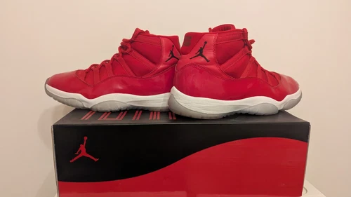 Nike Jordan XI 11 Win Like 96 UK12 rosse