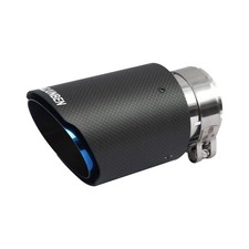 carbon fiber exhaust tip, carbon fiber tail pipe, inlet size 63mm/2.5", outle...