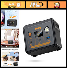 Portable 100W Power Station - Fast Charging 96Wh Power Bank for Laptop  Phone,