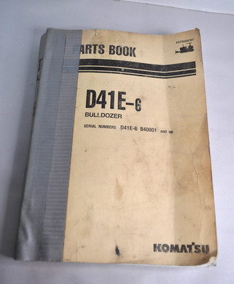 KOMATSU D41E-6 B40001 and Up  PARTS MANUAL BOOK CATALOG LIST BULLDOZER TRACTOR