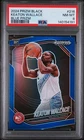 2024 Panini Prizm Black Basketball Blue Keaton Wallace #216 PSA 8