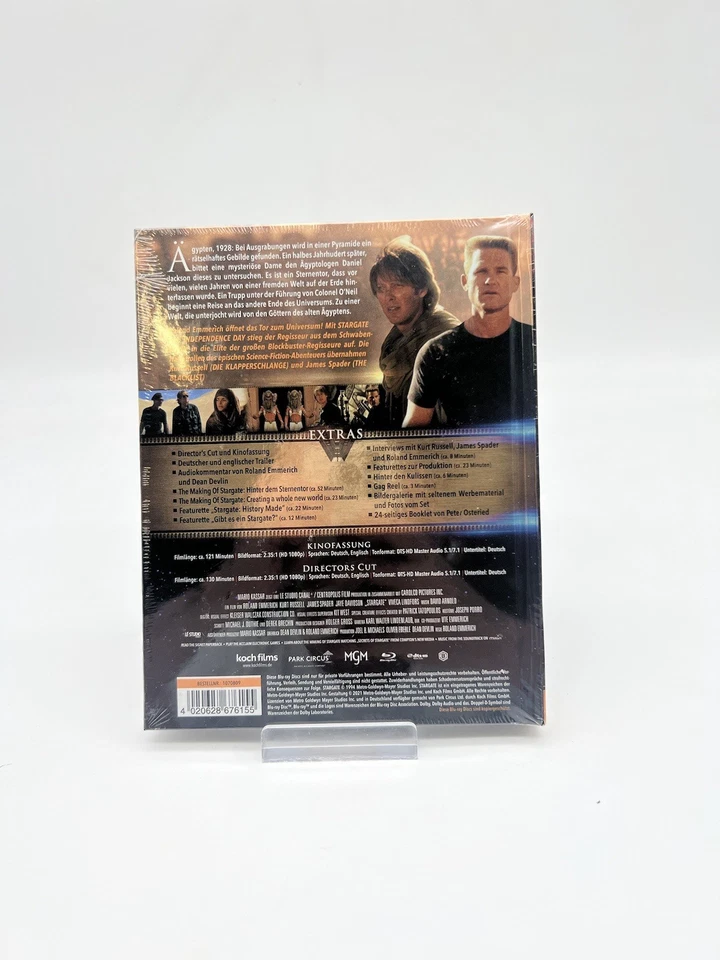 Stargate - Mediabook - Kurt Russell - James Spader - Blu-Ray - NEU & Sealed - Bild 2 von 2