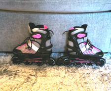 Schwinn Girl's Adjustable Fit In-Line Skates Youth Sizes 1 2 3 4 ABEC-5 64MM