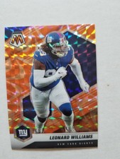 2021 Mosaic Football Leonard Williams Reactive Orange #154 New York Giants