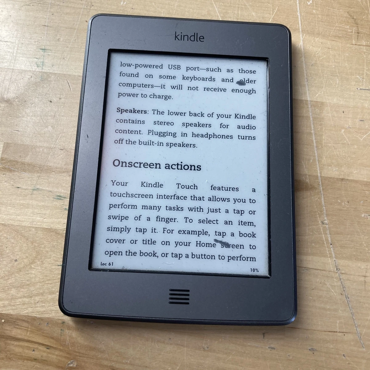 Amazon Kindle Touch 第４世代　美品 Preços baixos em Amazon Kindle Touch (4th Generation) Cinza