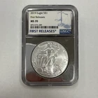2019 American Silver Eagle First Release MS70 Silver Holder
