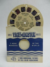View-Master Reel 282, Fiesta, Sante Fe, New Mexico, Hand Lettered, Single Reel