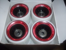BONT  Ballistic Roller Skate Wheels - Derby Indoor Speed Quad Set 0f 8 wheels