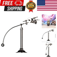 Steel Balance Plane Physics Toy Kinetic Art Balance Toy Balancing Decompressi...