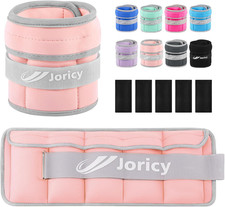 Adjustable Ankle Weights for All Ages - 1 to 20 LBS - 1 Pair