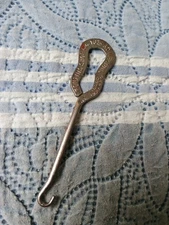 Vintage Antique Metal Shoe Button Hook Boot Hook Denver