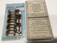 ReBoxx-4 36" HO Semi-scale wheels sets, 1.040" Axle Length, 12/ Pkg, NMRA RP-25