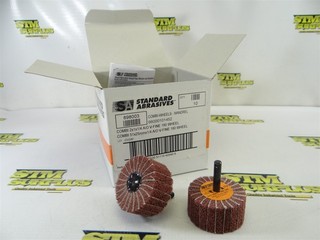 10 NEW!! STANDARD ABRASIVES A/O COMBI WHEELS 2" X 1" X 1/4" 180 GRIT #898003