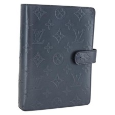 LOUIS VUITTON Tappetino Monogramma Agenda MM Day Planner Cover Navy LV Autore 164300