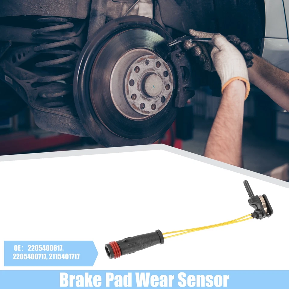 Sensor de pastillas de freno delantero trasero sensor de freno de disco 4 piezas para Mercedes-Benz C230 Foto 2 de 4