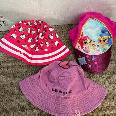 Hello Kitty Shimmer & Shine Life is Good 3 Pieces Bundle Girl Hat Size 3-6Yrs