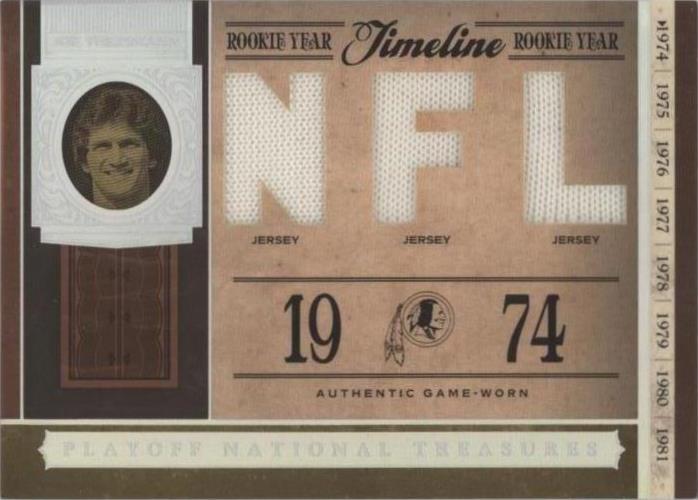 2006 Playoff National Treasures Joe Theismann #TL-JT - 1 of 2