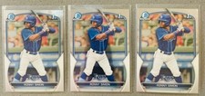 3 Lot 2023 Bowman Chrome 1st Prospects Baseball #BCP-112 Ronny Simon Base Rays