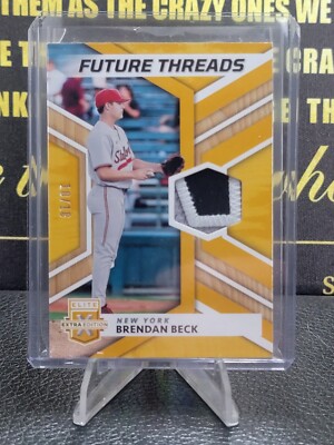Beck Patch 2022 Elite Extra Brendan Beck GOLD Patch /10 SP #FT-BB | eBay
