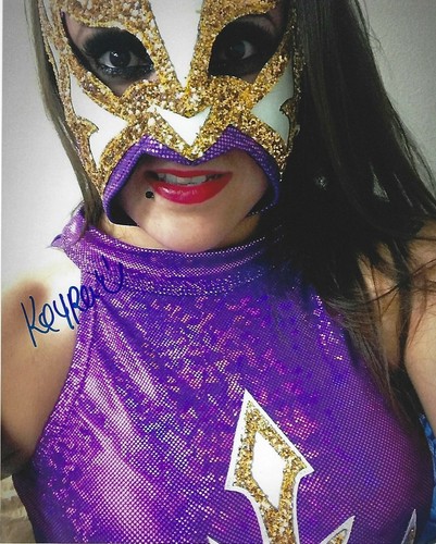 Keyra Signed 8x10 Photo AAA Lucha Libre Reina Pro Wrestling Picture Autograph 2