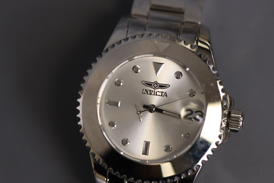 INVICTA Pro Diver Lady 38mm Stainless Steel Steel Silver dial NH35A Automatic