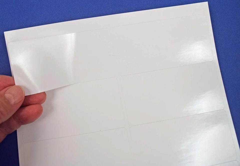 25 Sheets Inkjet Photo Quality Glossy 4 x 2 Inch labels #4020JG - Image 2 of 4