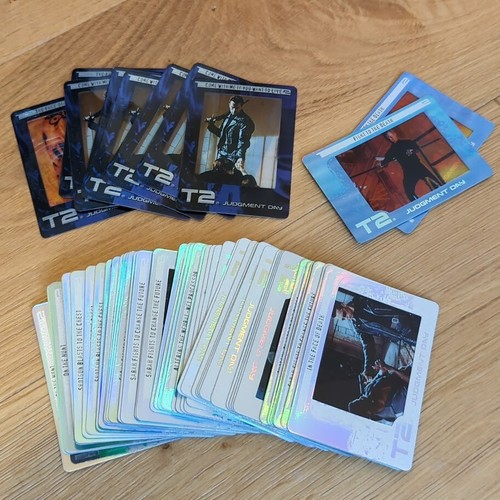 Terminator 2 Artbox Filmcardz Job Lot of Rare, Ultra Rare and Box Topper Cards