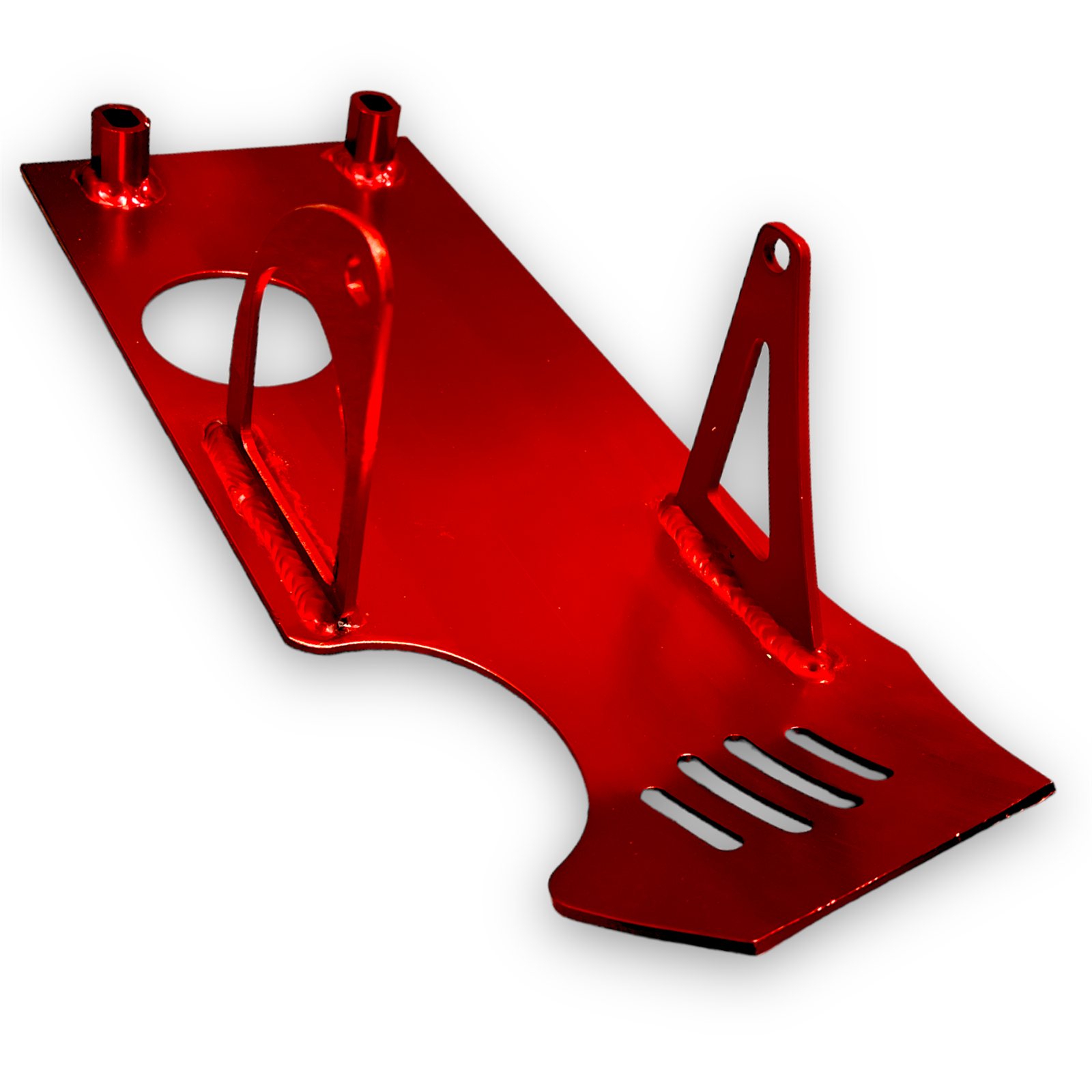 RED ELECTRIC START PIT BIKE SUMP GUARD 50cc 110cc 125cc PITBIKE