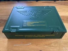 Warhammer 40k Limited Edition Ammo Crate Metal Carry Case Box Rare OOP