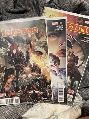 INFERNO #1-3 VOL. 1 NM 1ST APP MARVEL COMIC BOOK