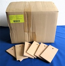 300 x Tafel f&uuml;r W&auml;sche- Transportsack Bundeswehr aus Echtholz Buche 15 x 7 x 0,8