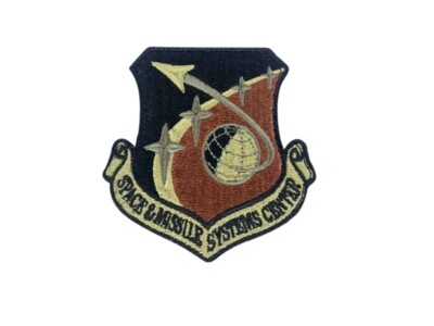 SPACE AND MISSILE SYSTEMS CENTER  HOOK N LOOP HAT PATCH CAP FLY HIGH GIFT WOW