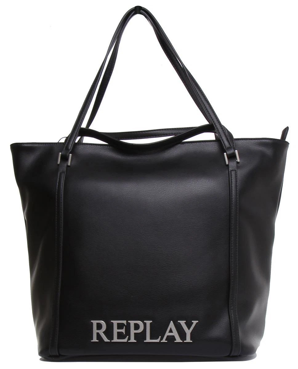 Replay Schoudertas 42 cm black