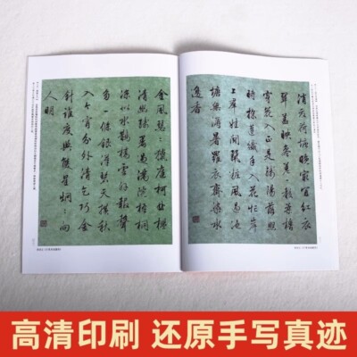 Chinese calligraphy copybook PEN write 梁诗正书法全集行书字帖毛笔