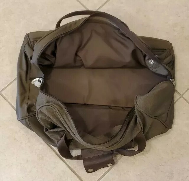 DAKOTA Canvas Duffel Travel Bag 24"x12" Forest Green eBay