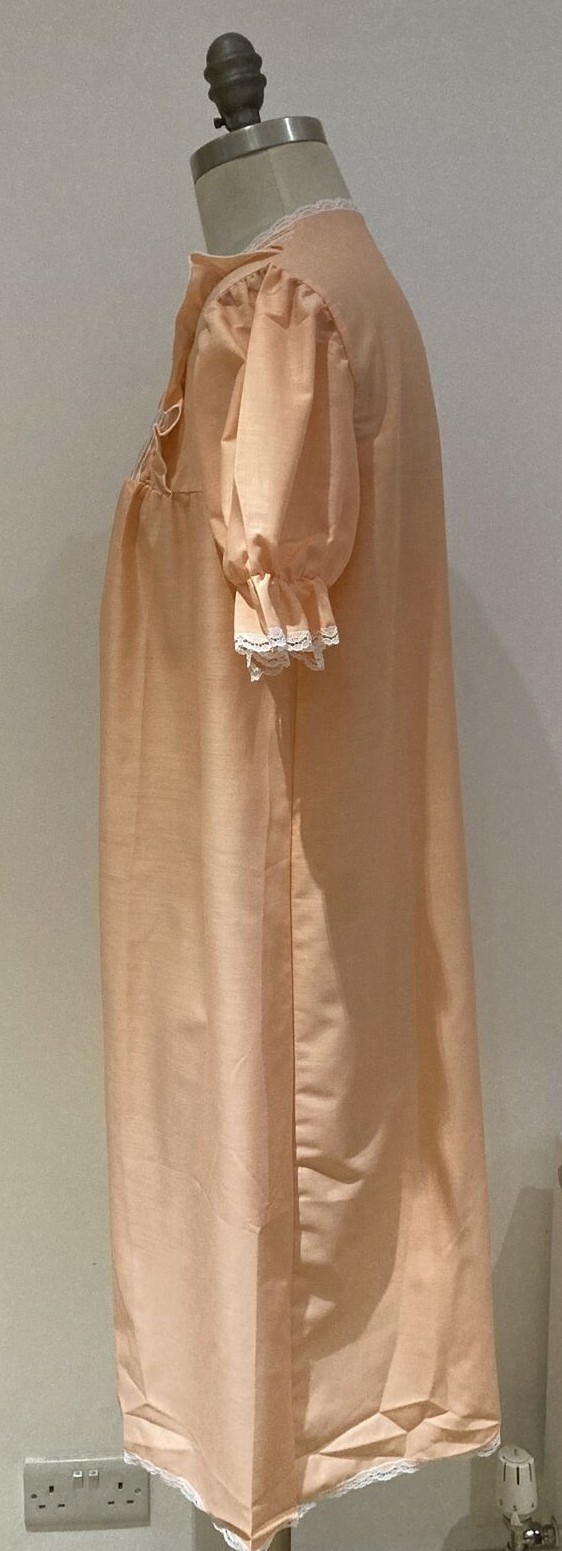 1970s Vintage Apricot Marks & Spencer Nightdress, Size 36" Bust 4