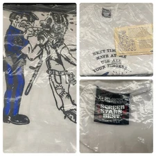VTG 80s 90s Screen Stars Best XL Graphic Tee Police Officer Sealed Package