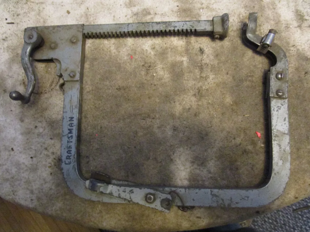Vintage Sears Craftsman Valve Spring Compressor Black logo eBay