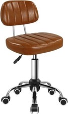 Adjustable Seat Work Shop Stool Chair Swivel Bench Bar Rolling Garage Mechanics.