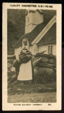 Tobacco Card, Pattreiouex,NATIVES & SCENES,CB1 - 96,1926,Flamm Church Norway,#26