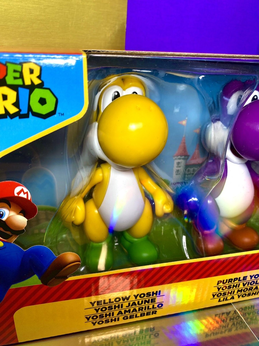 YOSHIページ Nintendo Super Mario Orange Yoshi with Egg, 4-Inch Figure