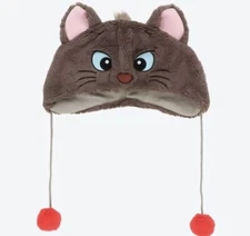 Japan Tokyo Disney Resort Ears HeadBand Cap Fluffy Plush Aristocats Berlioz