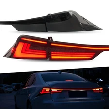 HCMOTION V2 LED Tail Lights For Lexus IS250 300h 350 F 2014-2020 Smoke Animation