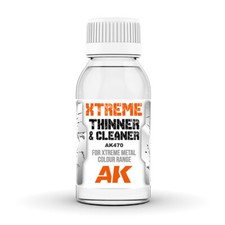 AK Interactive Xtreme Cleaner und Thinner für Xtreme Chrome Farbe