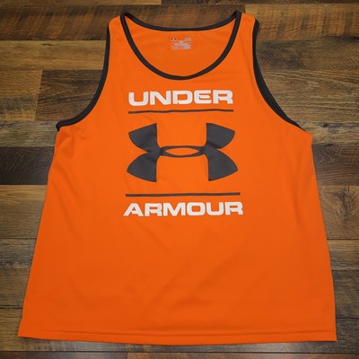 Orange Sleeveless Shirt 