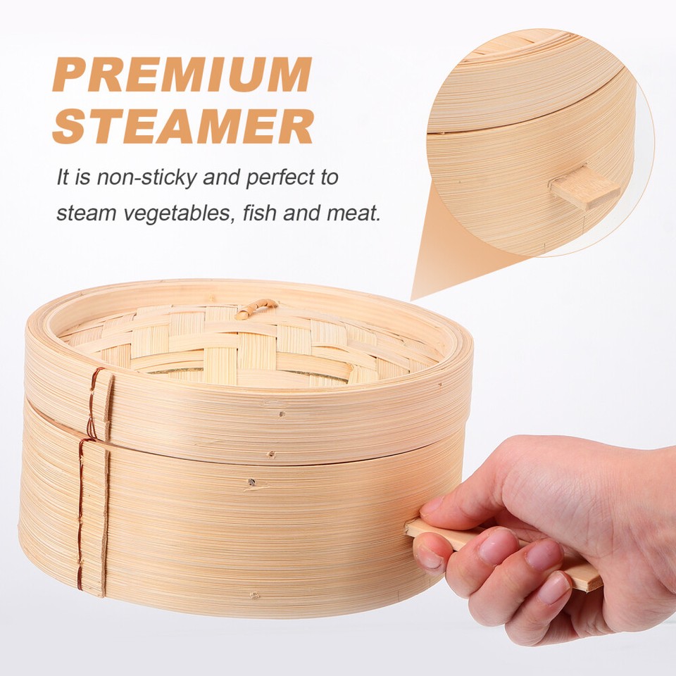 Bamboo Steamer Steaming Pot Silicone for Dumplings Household Affordable